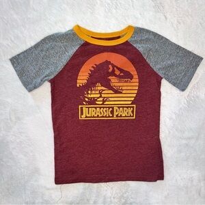 Sonoma Jurassic Park T-Shirt - Maroon, Gray, and Yellow